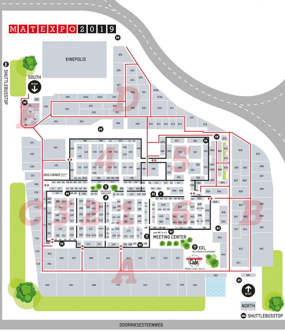 Grondplan Matexpo
