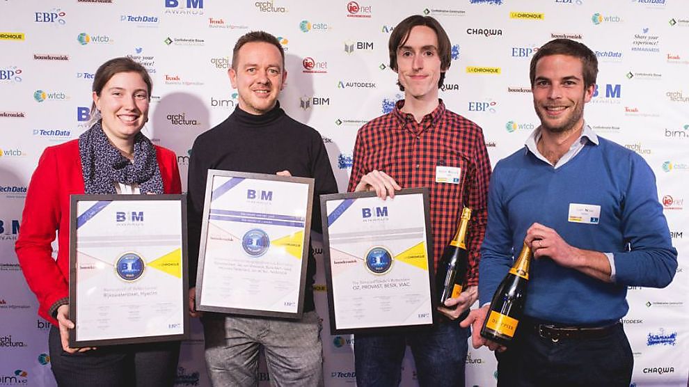BESIX récompensée six fois aux Benelux BIM Awards
