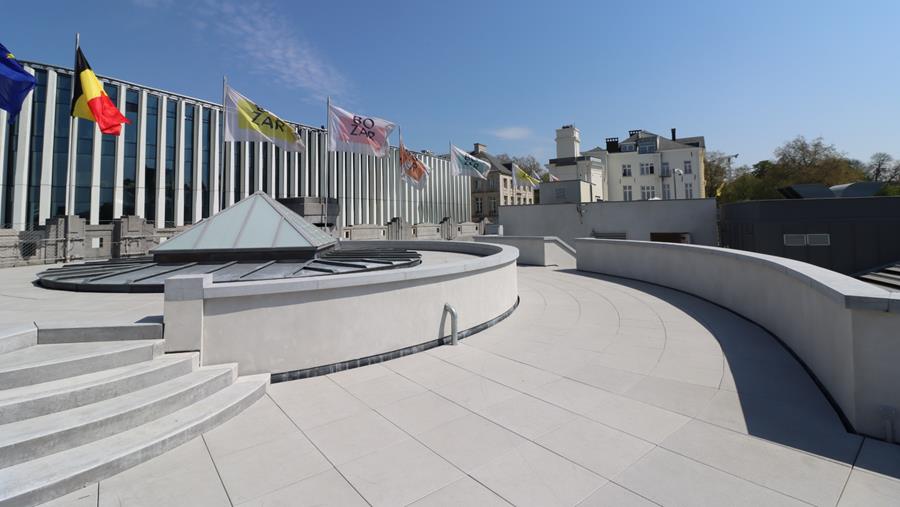 Bozar à Bruxelles a une nouvelle terrasse sur le toit
