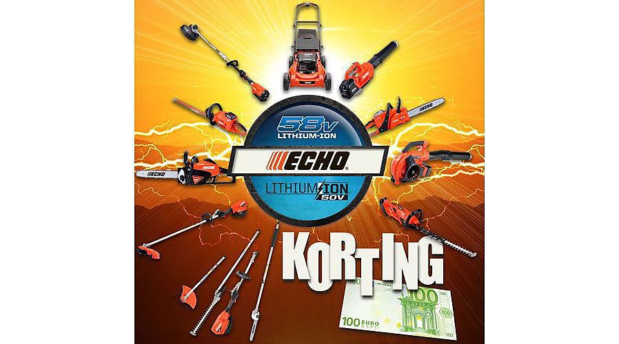 ECHO: € 100,- korting op batterijtoestel
