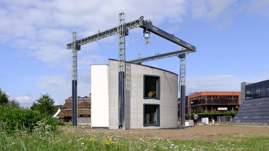 Impression 3D d’une maison en béton