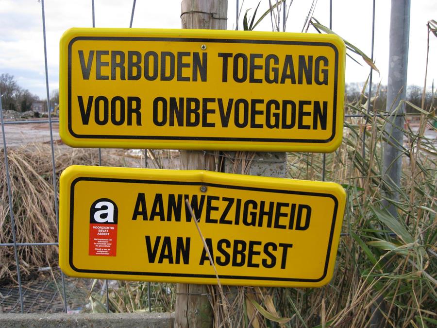 Het minste risico op asbest vraagt aangepaste bescherming