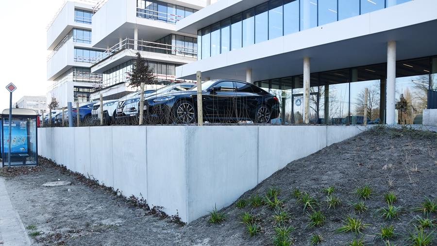 Keerwanden van CBS Beton, innovatief en breed toepasbaar in de infra