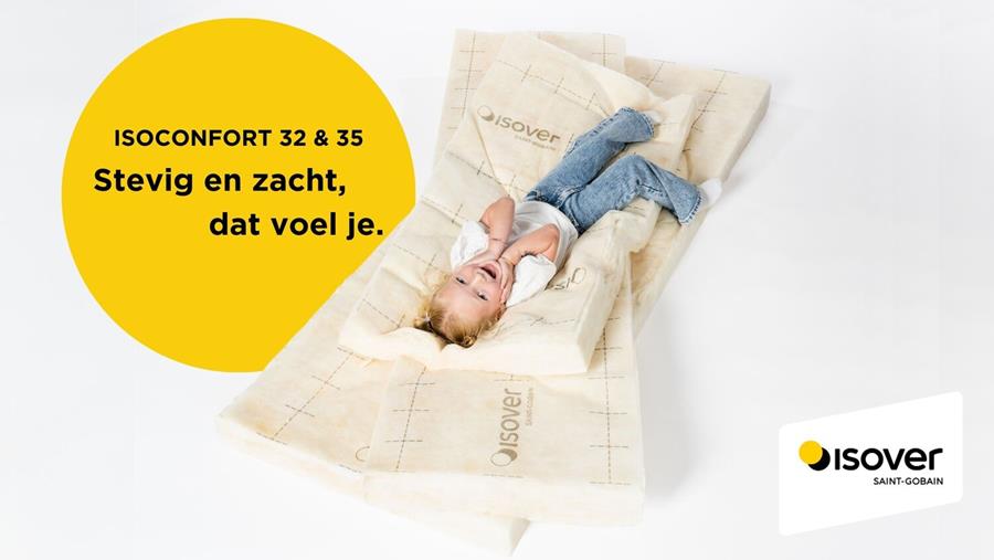 Isover® ISOCONFORT 32 & 35 – Stevig en zacht, dat voel je.