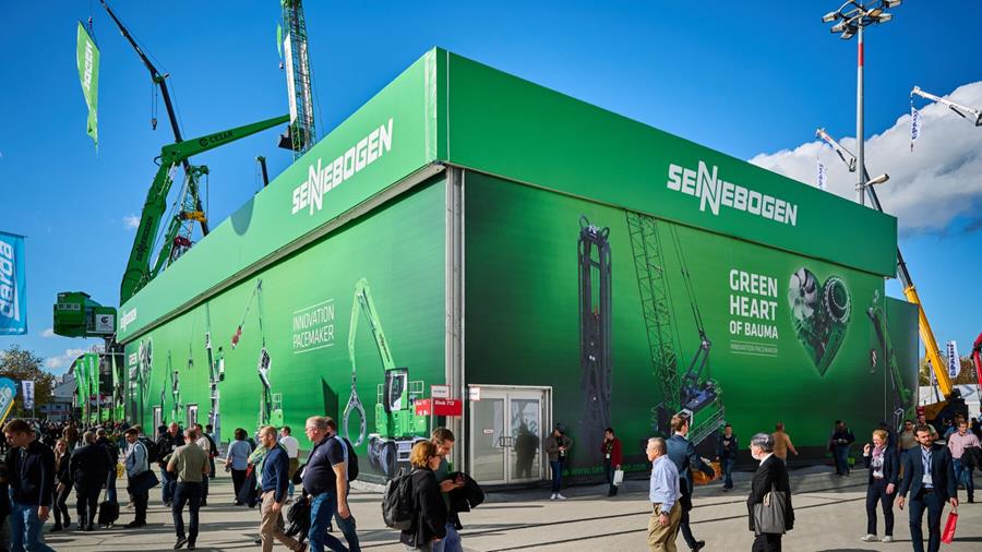 SENNEBOGEN onthult nieuwste innovaties op Bauma