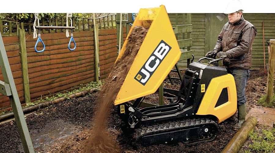 Moins de charge grâce à l'achat d'un mini-dumper