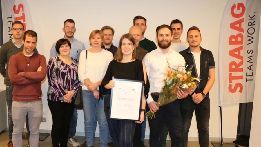 Strabag Belgium behaalt BIM Level 2 certificaat
