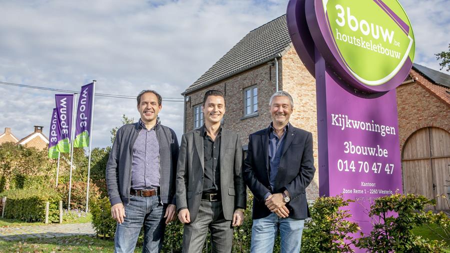 3bouw de Westerlo construit chaque année 60 habitations à ossature bois